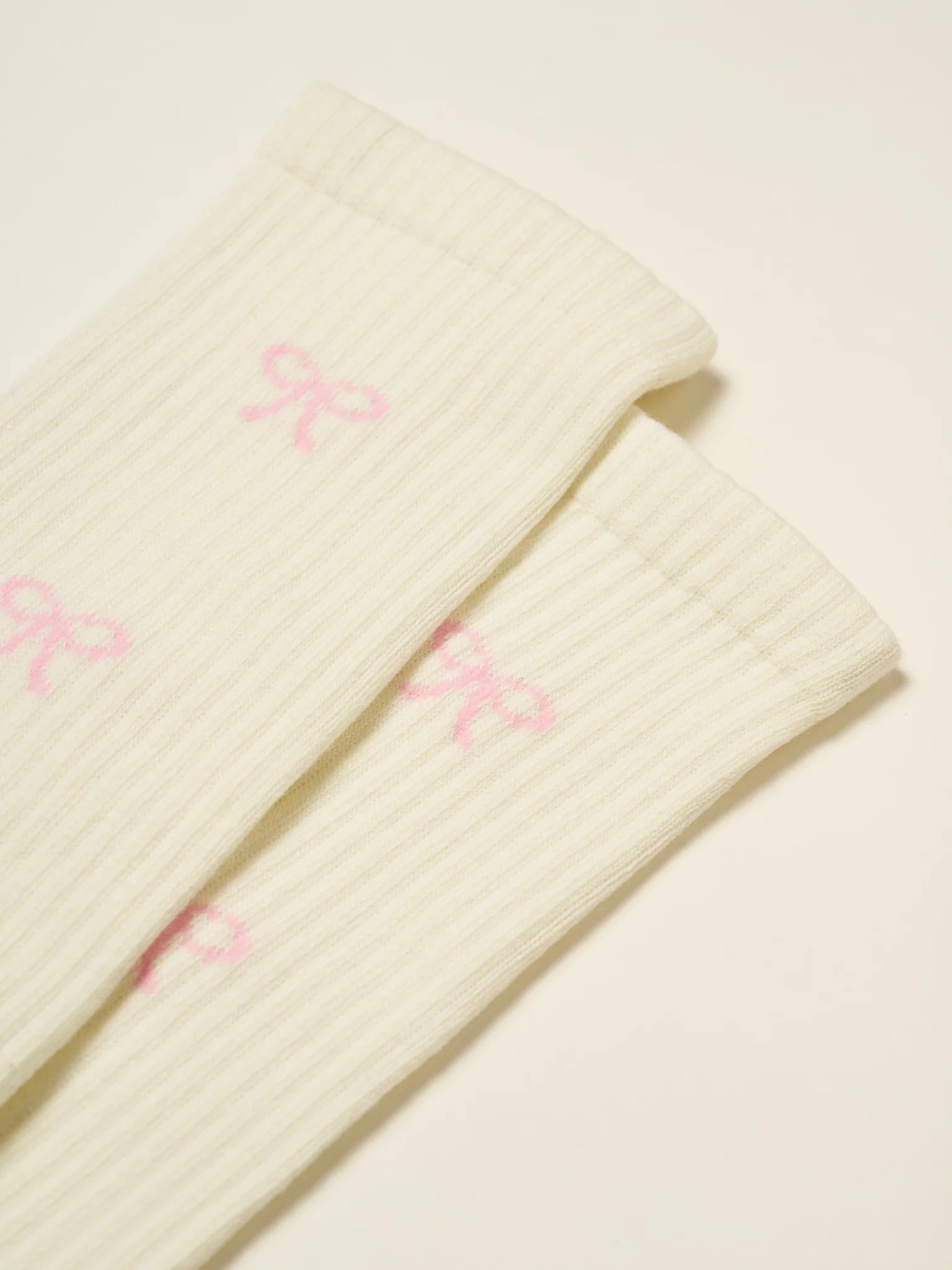 🎀 Bow Knee High Grip Sock