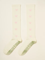 🎀 Bow Knee High Grip Sock