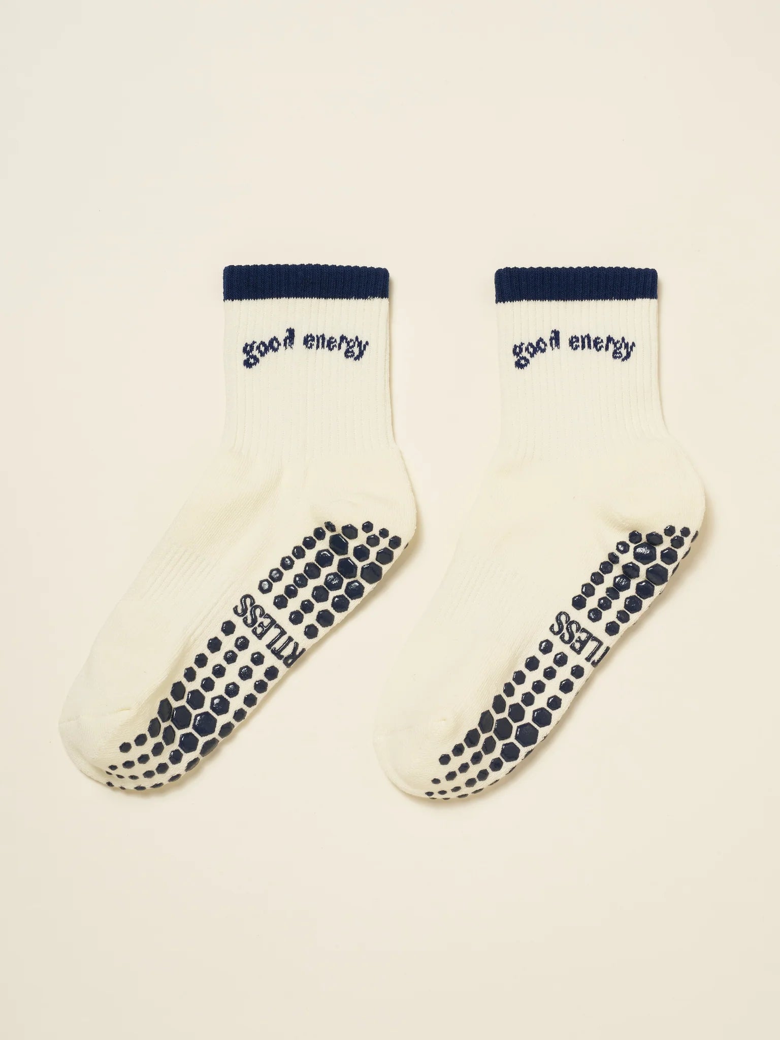 🧘🏼‍♀️ Good Energy Grip Sock [Navy]