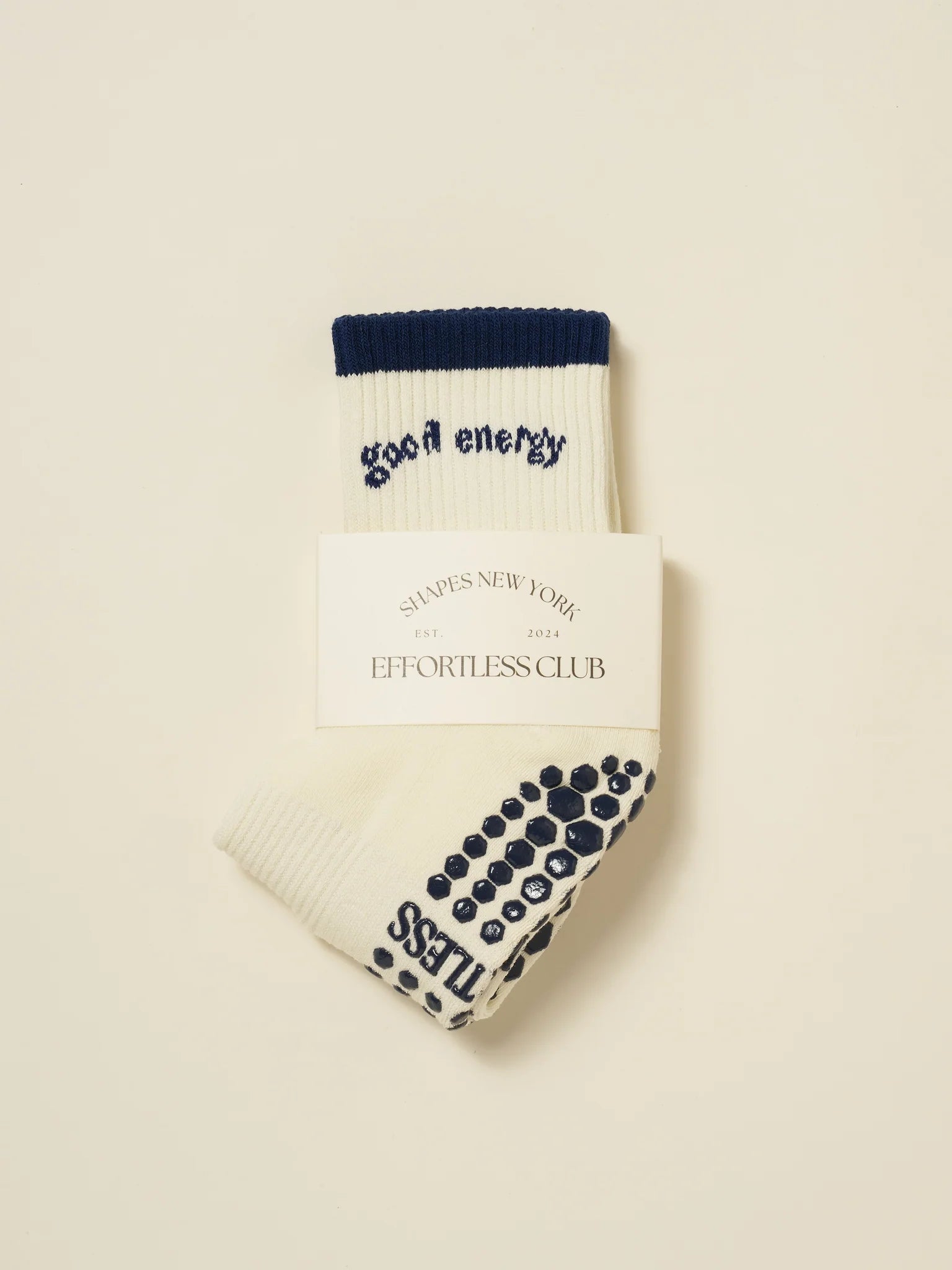 🧘🏼‍♀️ Good Energy Grip Sock [Navy]