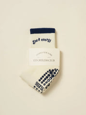 🧘🏼‍♀️ Good Energy Grip Sock [Navy]