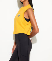 Yin Yang Crawford Crop Tank