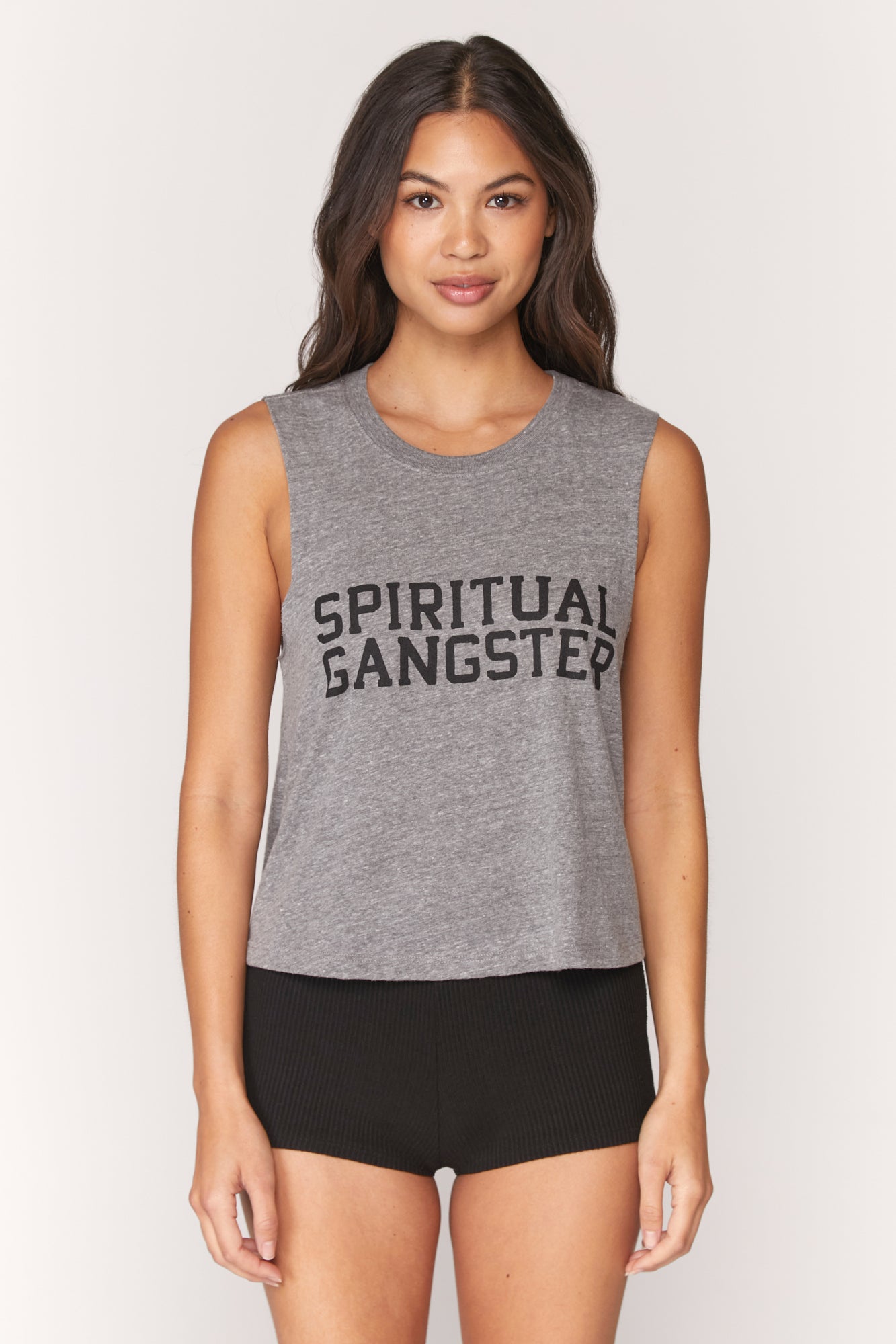 Spiritual Gangster Varsity Crop Tee