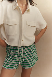 Moon Short Sleeve Blouse