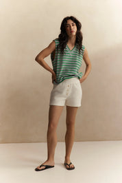 Abby Terry Sleeveless Top