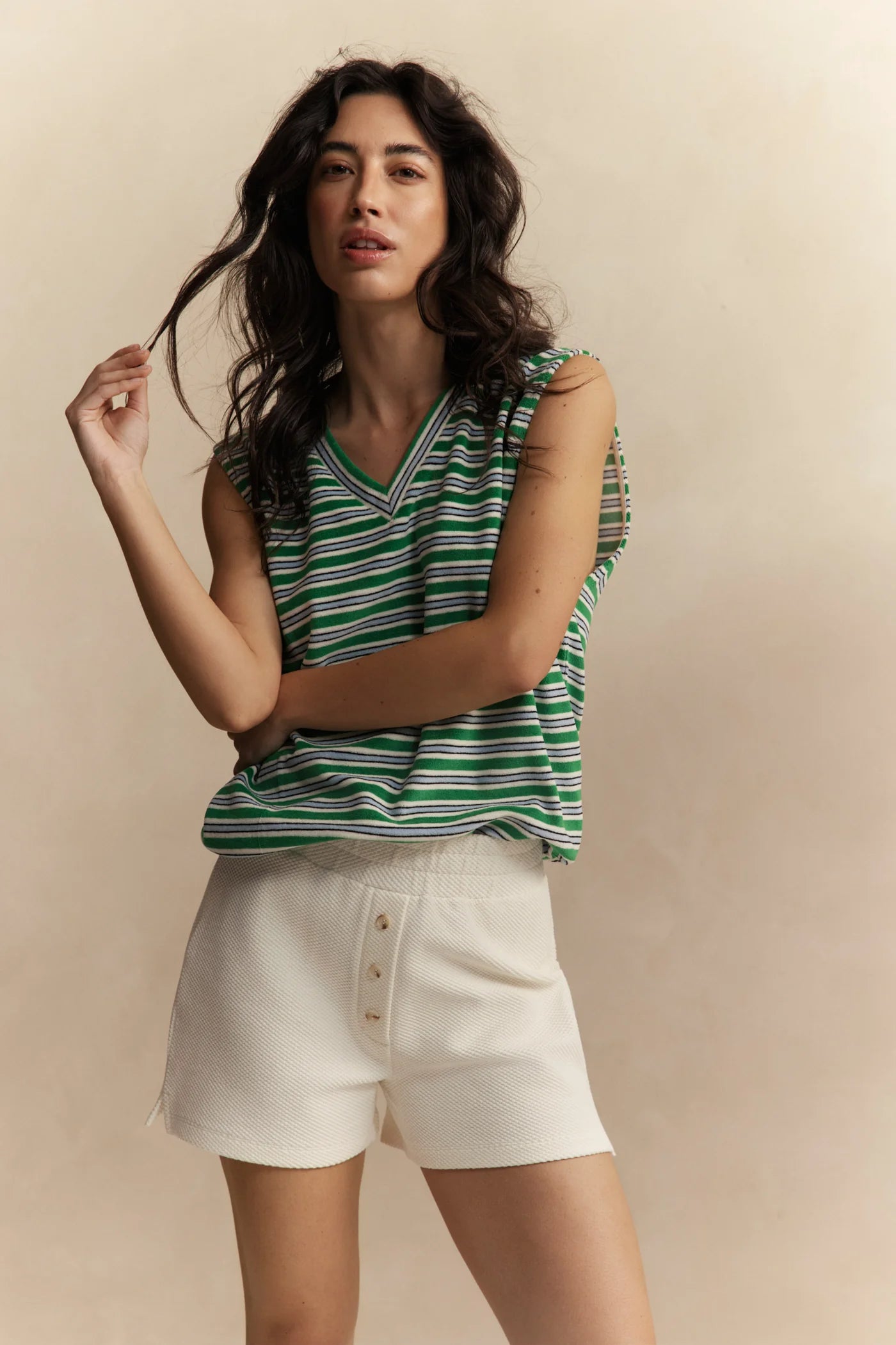 Abby Terry Sleeveless Top
