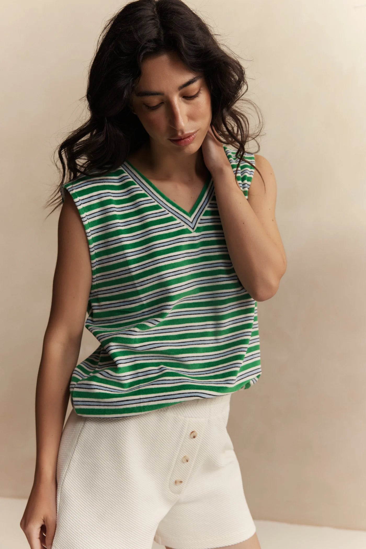 Abby Terry Sleeveless Top
