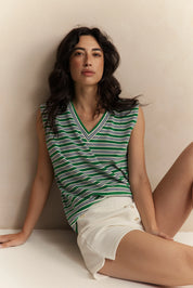 Abby Terry Sleeveless Top