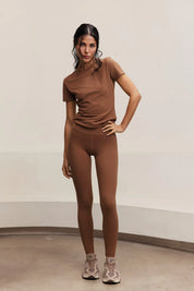 LILLY TEE - TOFFEE